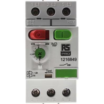 Rs Pro, Schutzschalter, MS32-1,6 Motor Protection Switch