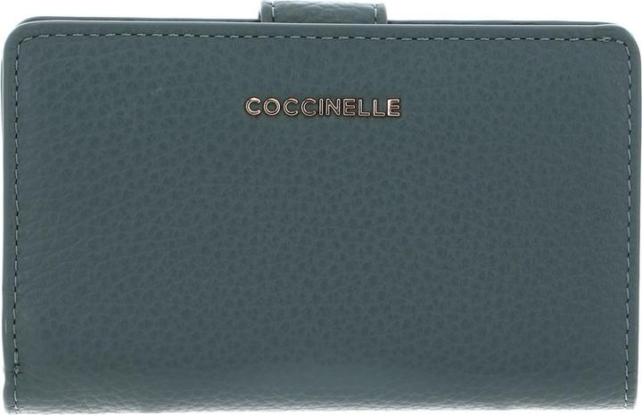 Actual product image Coccinelle Metallic Soft Mini Wallet Grained Leather
