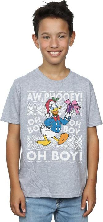 Produktbild Disney Donald Duck Christmas Fair Isle TShirt Jungen (128)