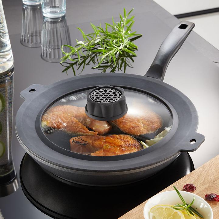 Produktbild Stoneline Smell Well Universal Glasdeckel für einen Durchmesser 22/24/26/28 cm, inkl. Nachfüll-Set (29.40 cm, Glas)