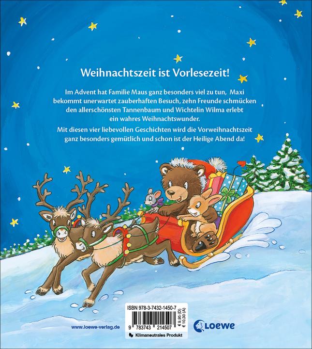Immagine prodotto Meine schönsten Weihnachtsgeschichten zum Kuscheln (Tedesco, Natale Loewe, Libri di lettura Loewe, 2022)