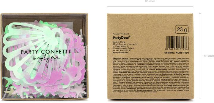 Actual product image Partydeco Iridescent Shell Confetti (1 pcs.)