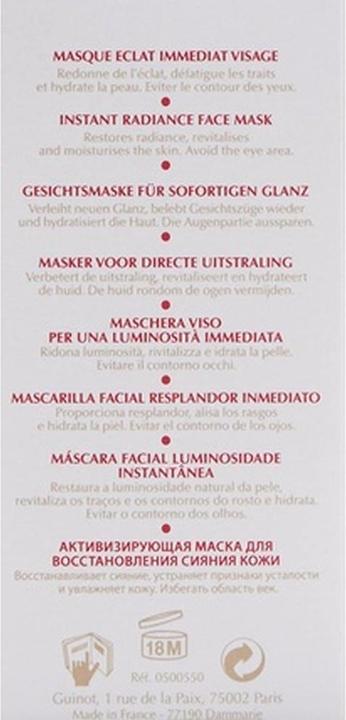 Produktbild Guinot Anti Fatigue Gesichtsmaske 1,6 oz (50 ml)