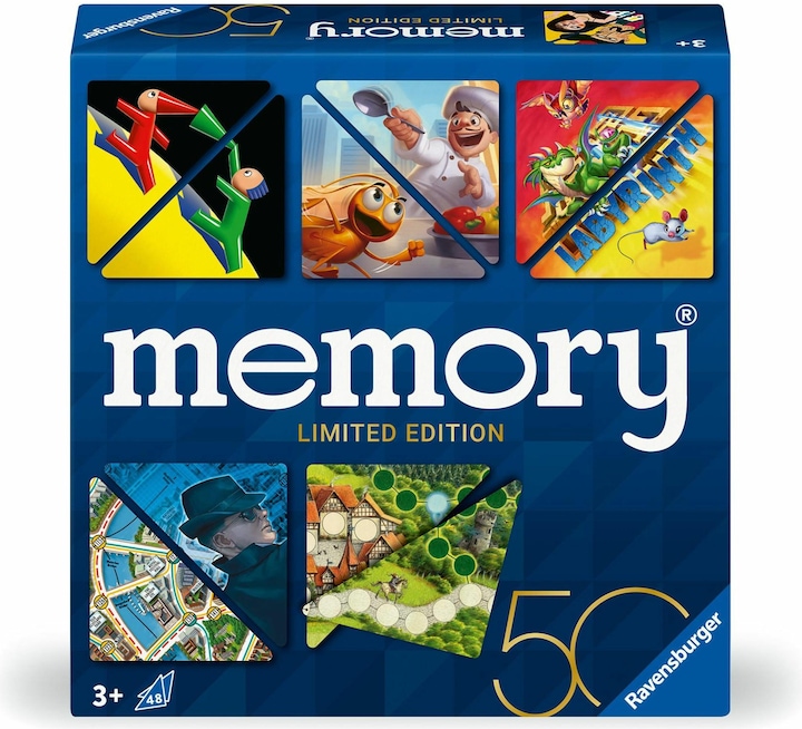 Actual product image Ravensburger 22463 memory® 50 years of the Blue Triangle - The limited special edition for the 50th anniversary (Multilingual)