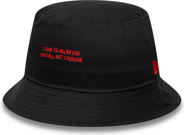 New Era Bucket Hat Mütze - PHRASE AC Mailand schwarz - S
