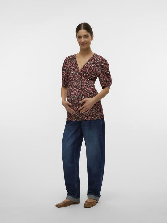 Produktbild Mamalicious Normal geschnitten V-Ausschnitt Top Bluse (XL)