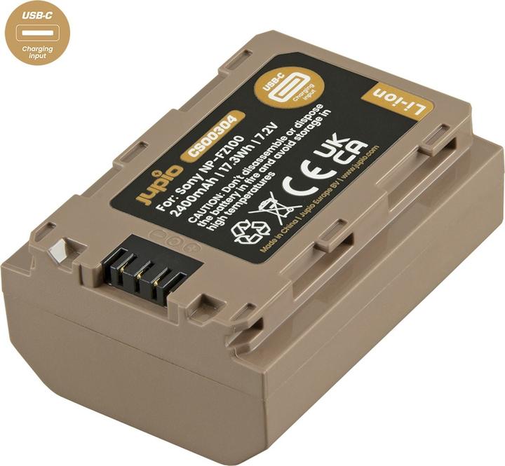 Immagine prodotto Jupio NP-FZ100 Ultra C (ingresso USB-C) 2400mAh (Batteria della fotocamera)