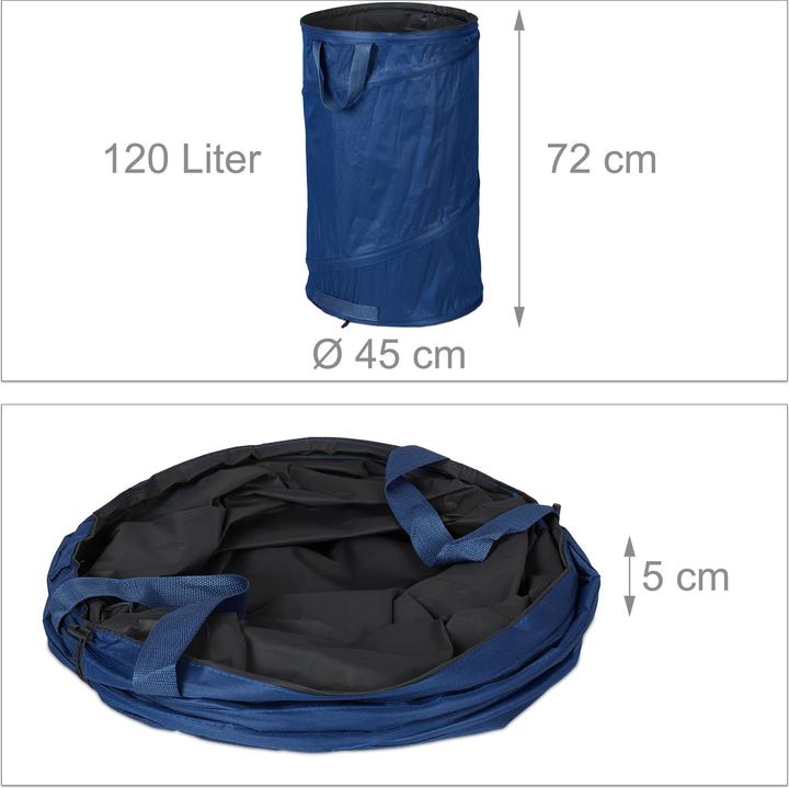 Image du produit Relaxdays 2x sac à feuilles (120 l)