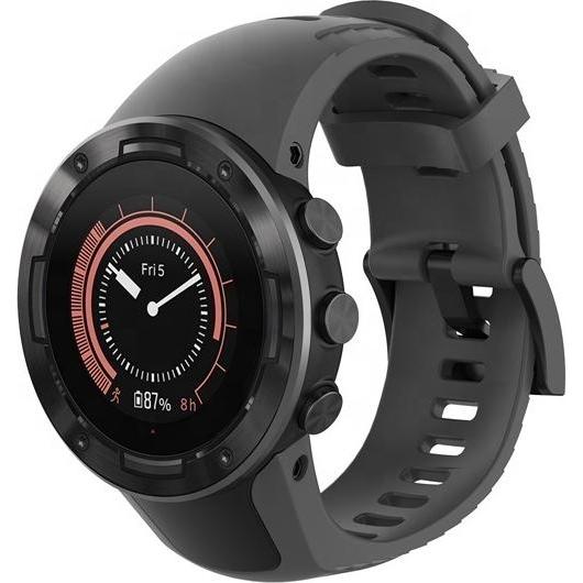 Strap-it Silikonarmband (Silikon, Suunto 5), Uhrenarmband, Grau