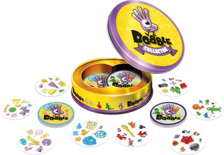 Productafbeelding Asmodée ZYGD0020 - Dobble Collector, kaartspel, voor 2-8 spelers, vanaf 6 jaar (DE editie) (Duits)