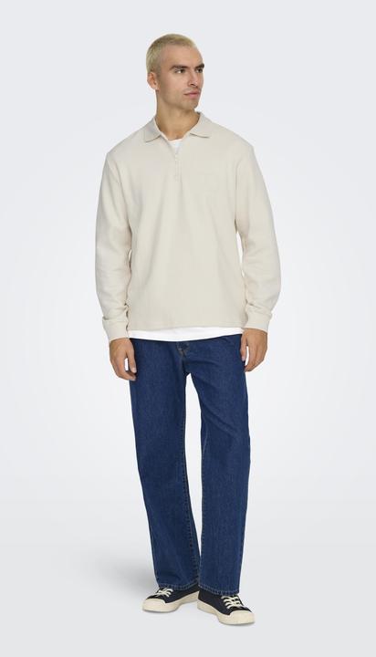Actual product image Only & Sons Onstrevor Life Reg Ls Polo Noos (M)