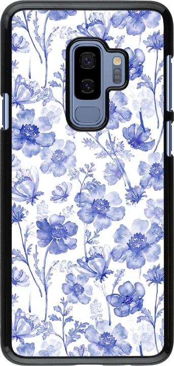 Immagine prodotto PhoneLook Copertina Primavera 23 fiori blu acquerello (Samsung Galaxy S9+)