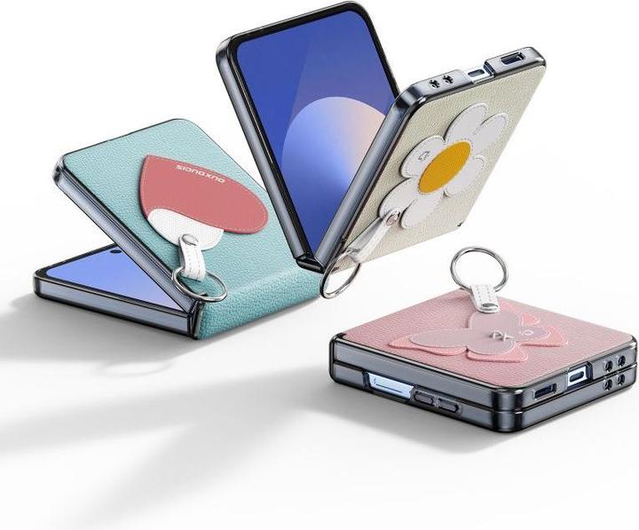 Produktbild Dux Ducis Luvy Series Leder Hardcase Hülle (Samsung Galaxy Z Flip7)