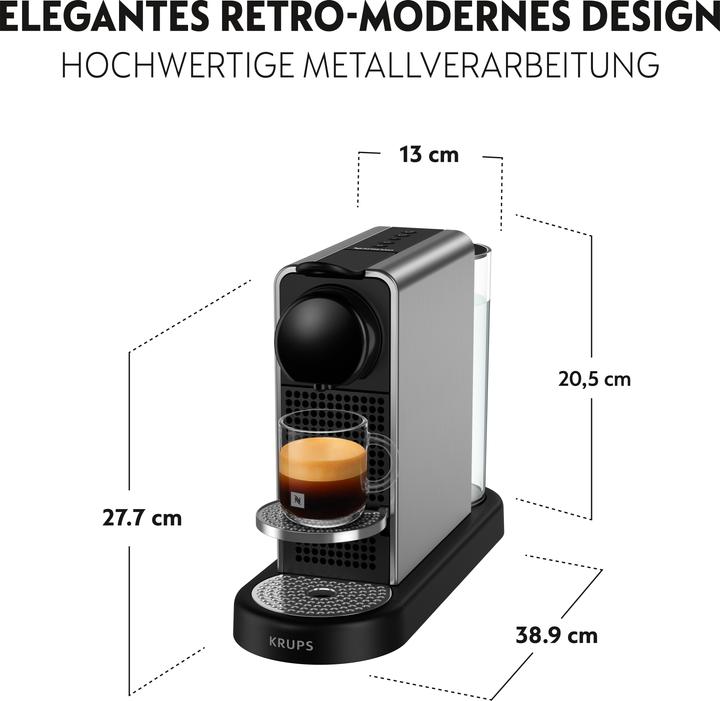 Produktbild Krups Nespresso CitiZ Platinum (NESPRESSO Original)