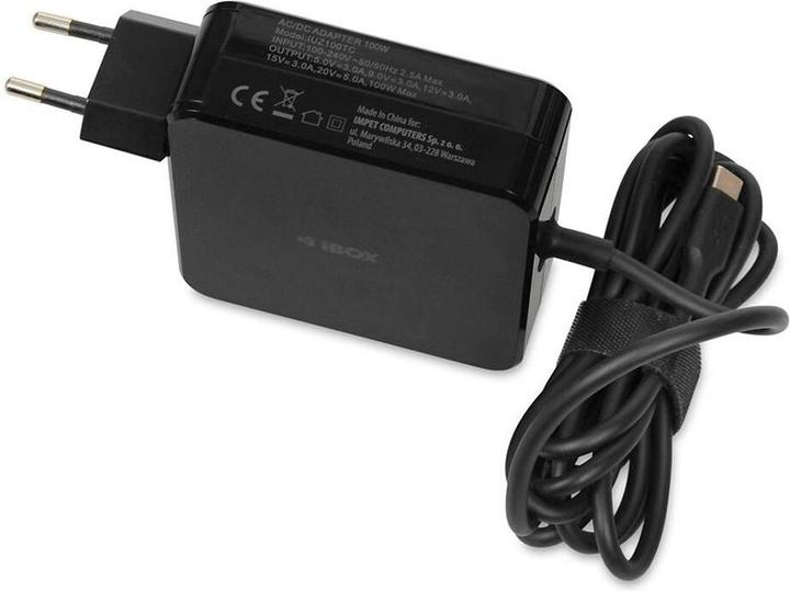 iBox Uniwersalny Zasilacz Do Laptopa I-Box Iuz100tc Type-C Power Delivery 100w (100 W)
