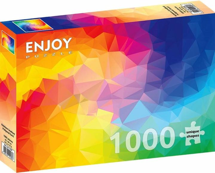 Produktbild Enjoy Puzzle ENJOY-1239 - Regenbogen Farbverlauf Poligonal Swirl, Puzzle, 1000 Teile (1000 Teile)