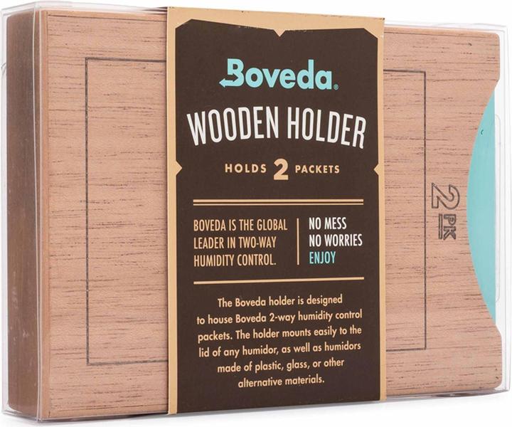 Boveda Humidipak 2er Holzhalterung gestapelt (für 2 Stück 60g Beutel) (50)