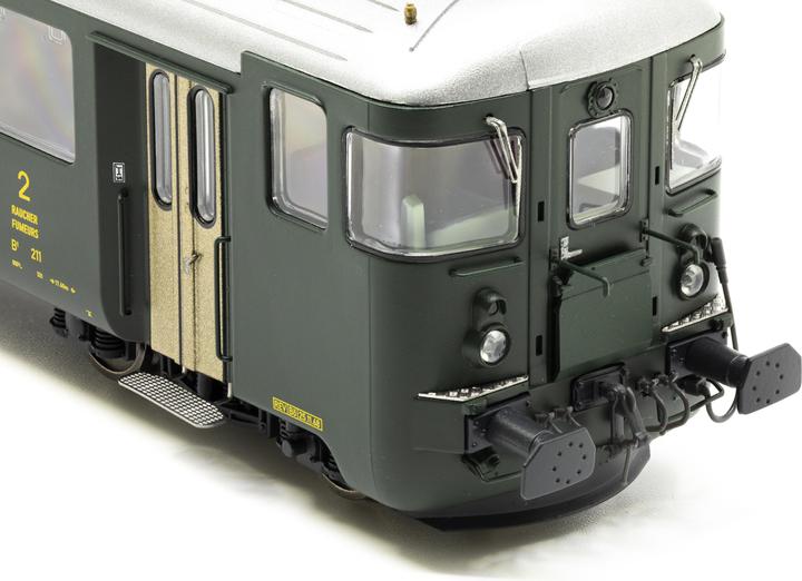 Actual product image ESU BLS driving trailer Bt 211 green Ep.III DC/AC (Track H0)