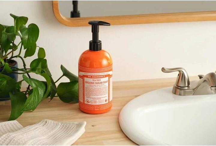 Immagine prodotto Dr. Bronner's Sapone di zucchero biologico Tea Tree 355 ml (355 ml)