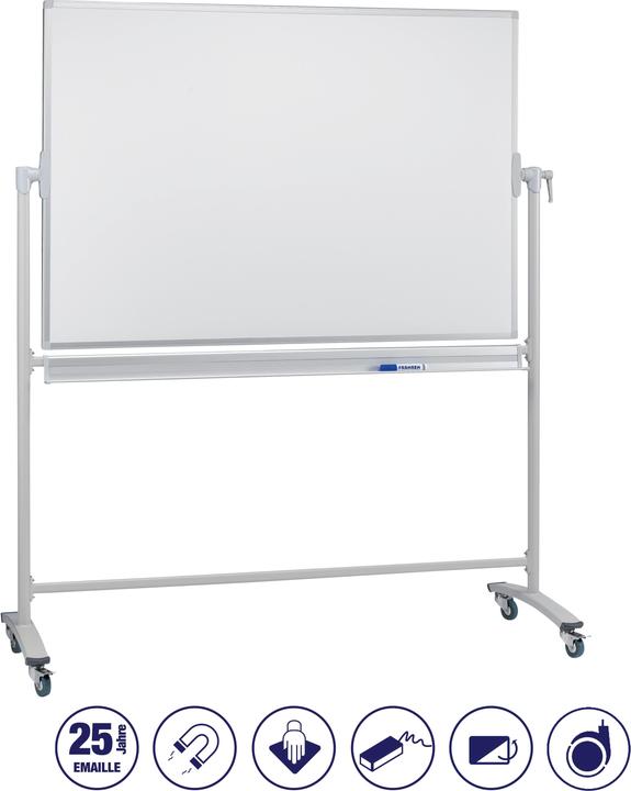 Actual product image Franken Whiteboard Mobile Pivot Enamel (120 x 90 cm)