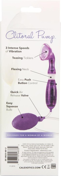 Actual product image CalExotics Advanced Clitoral Pump