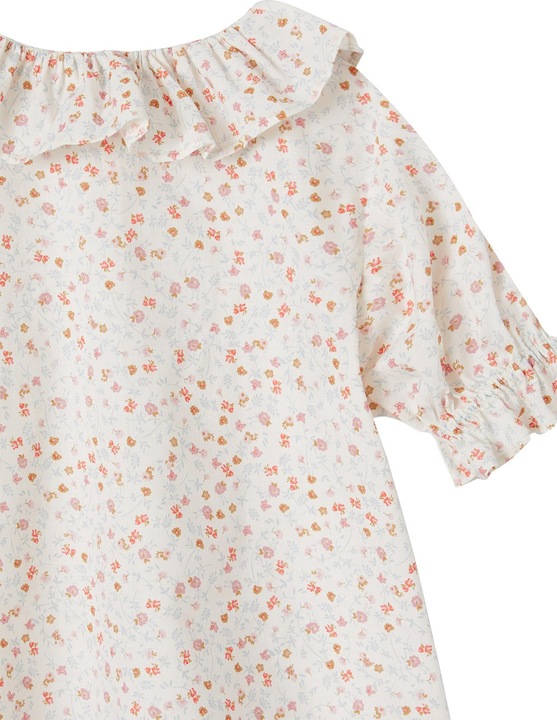 Image du produit Vertbaudet Blouse fille en mousseline avec col (98)