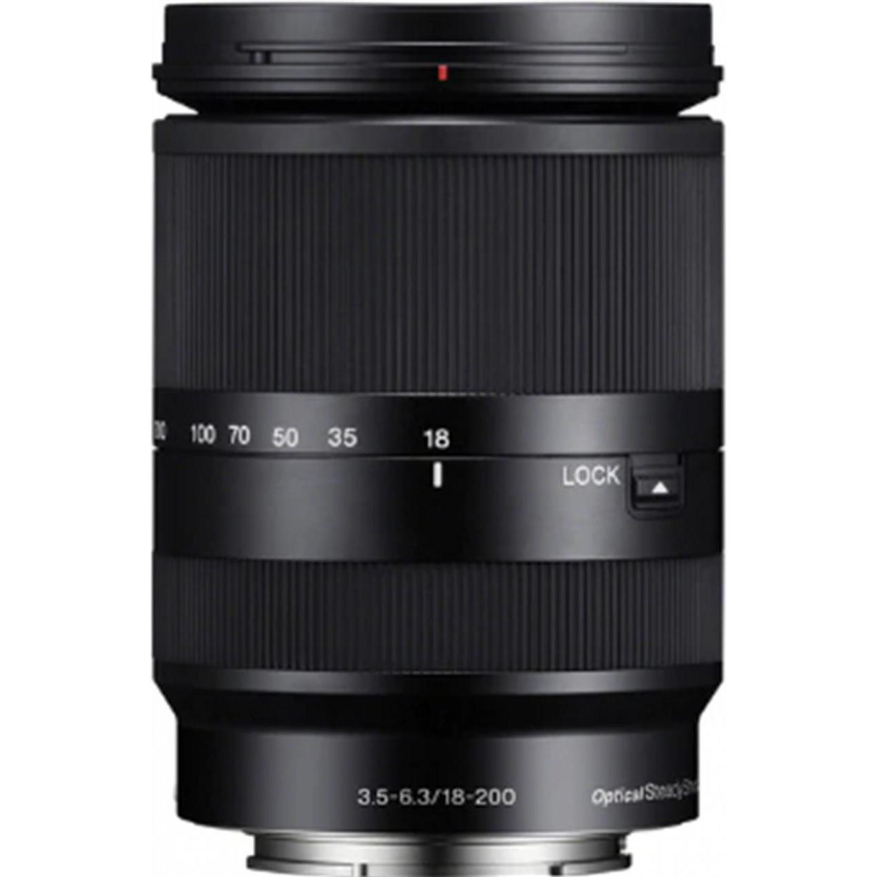 Sony E 18-200mm f/3.5-6.3 OSS LE (Sony E, APS-C / DX), Objektiv, Schwarz