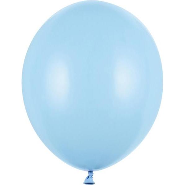 Partydeco Ballons Strong Bleu Clair Pastel