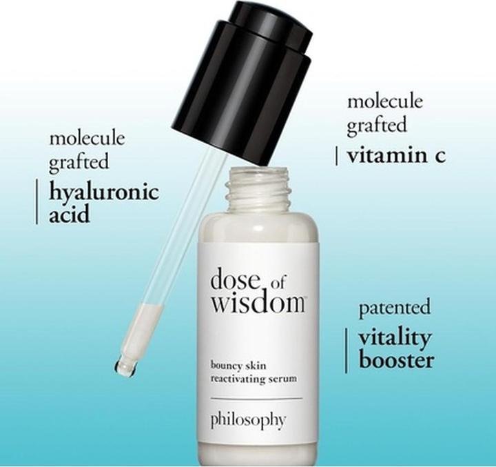 Actual product image philosophy Philosophy Dose of Wisdom Bouncy Skin Reactivating Serum (30 ml)