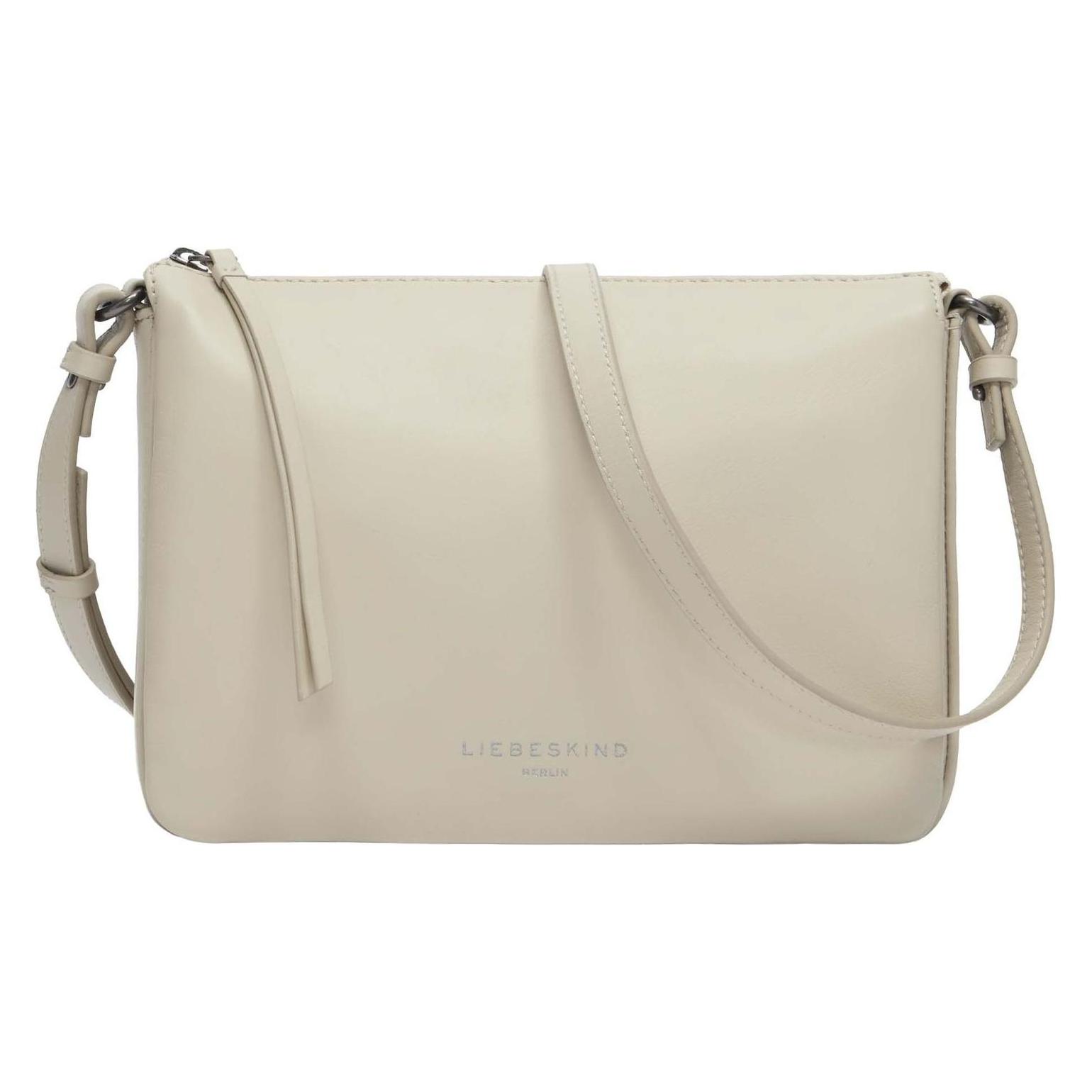 Liebeskind Berlin, Damen, Handtasche, Crossbody Geräumige Crossbody-Bag Aus Weichem Schafsleder, Beige