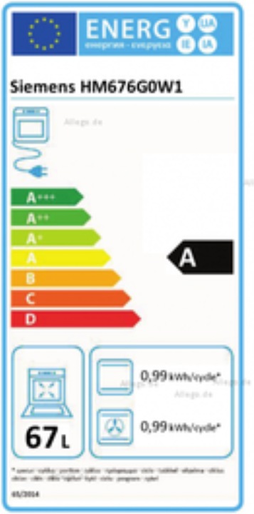Energy Label Siemens HM676G0W1