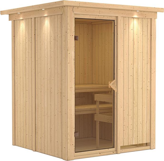 Produktbild Karibu Minja mit Dachkranz (Ohne Ofen)