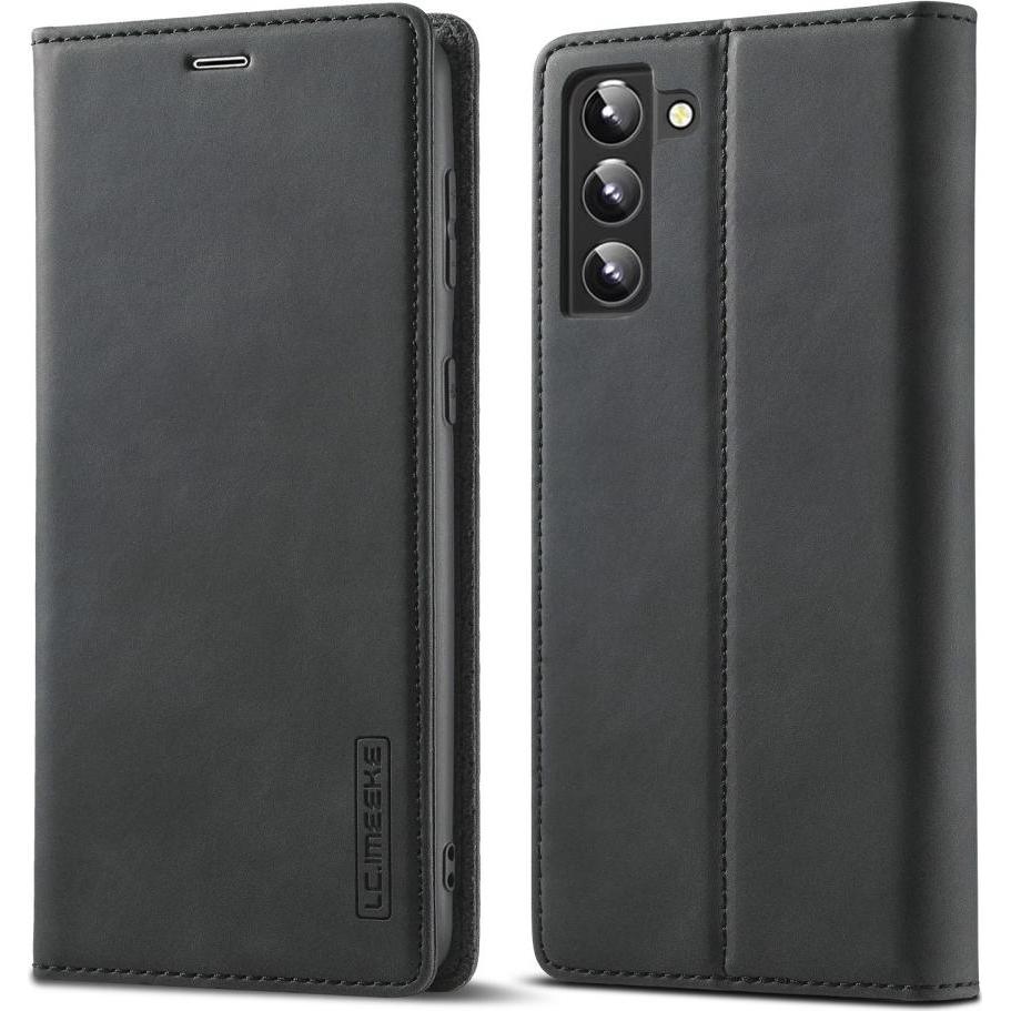Cover-Discount Galaxy S22 - Stand Flip Case Hülle schwarz (Samsung Galaxy S22+), Smartphone Hülle, Schwarz