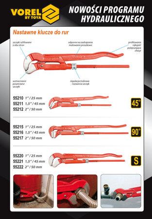 Actual product image Toya ADJUSTABLE PIPE WRENCH 1.5 90 (420 mm)