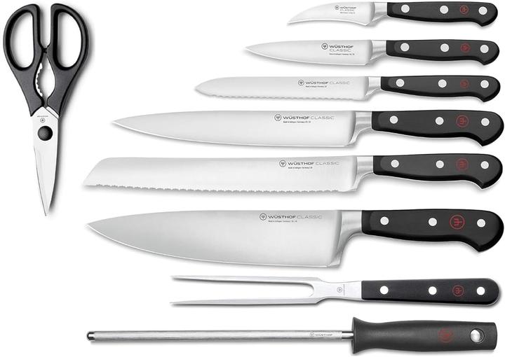 Image du produit Wüsthof Classic Bloc à couteaux avec pièces en hêtre