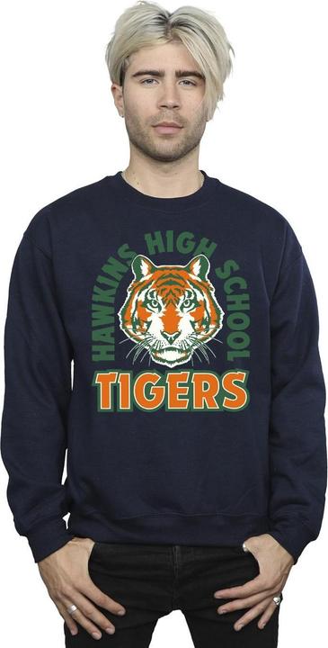Immagine prodotto Netflix Stranger Things Hawkins Arch Tiger Felpa Uomo (4XL)