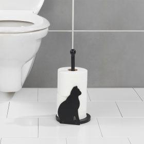Immagine prodotto Wenko Papierrollenhalter Katze passend für haushaltsübliche Küchenrollen