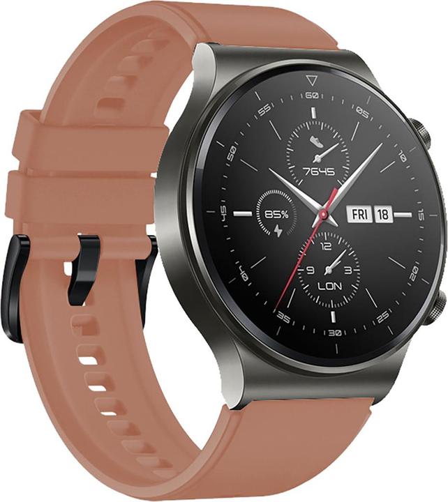 Immagine prodotto Marka Niezdefiniowana Cinturino in silicone per Huawei Watch GT 2/3/4/2 Pro/3 Pro/4 Pro/GT 2e 46mm - Borgogna (46 mm, Silicone)