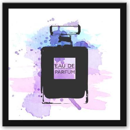 Image du produit Trenddeko Eau de Parfum Aquarelle - Gris (70 x 70 cm)