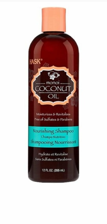 Immagine prodotto Hask Shampoo nutriente all'OLIO DI COCCO MONOI 355 ml (355 ml, Shampoo liquido)