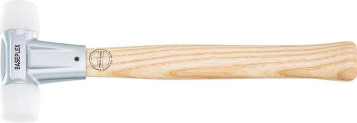 Produktbild Halder Schonhammer BASEPLEX Länge 340 mm Kopf-Ø 50 mm hart Holz Nylon weiss (940 g)