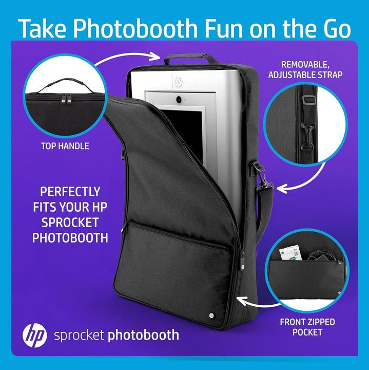 Immagine prodotto HP Photobooth Accessory Case - Black (1019896758) (Borsa per accessori per fotocamere)