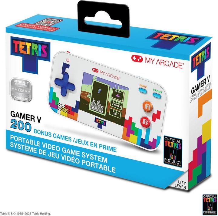 Produktbild MyArcade My Arcade DGUNL-7030 Tetris Gamer V Classic Handheld Portable Video Game System (201 GAMES IN 1)