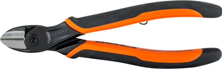 Actual product image Bahco ERGO diagonal cutters with self-opening two-component handle, phosphatised, 140 mm, industrial (140 mm)
