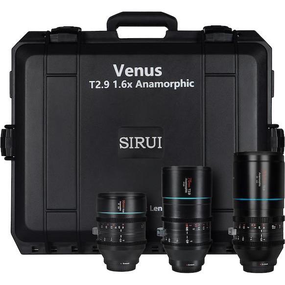 Thumbnail - Sirui Anamorphic Venus A-L 3x Objektiv-Kit (35mm/75mm/150mm) + Schutzkoffer L-Mount (L-Mount), Objektiv