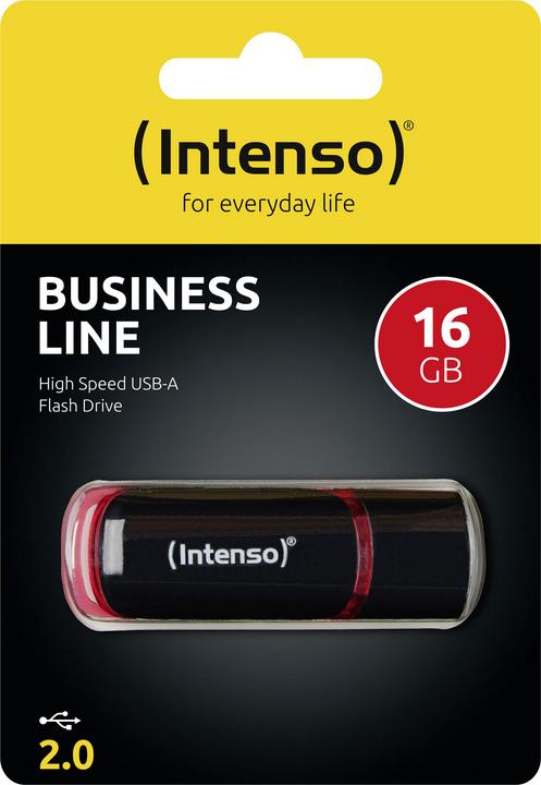 Actual product image Intenso USB-Drive 2.0 16GB Business Line (16 GB, USB-A, USB 2.0)