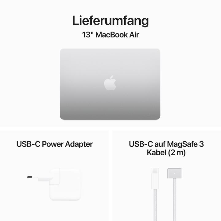 Immagine prodotto Apple MacBook Air - 2024 (13.60", M3, 8 GB, 256 GB, CH)
