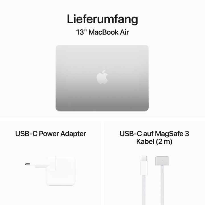 Productafbeelding Apple MacBook Air - 2024 (13.60", M3, 8 GB, 256 GB, CH)