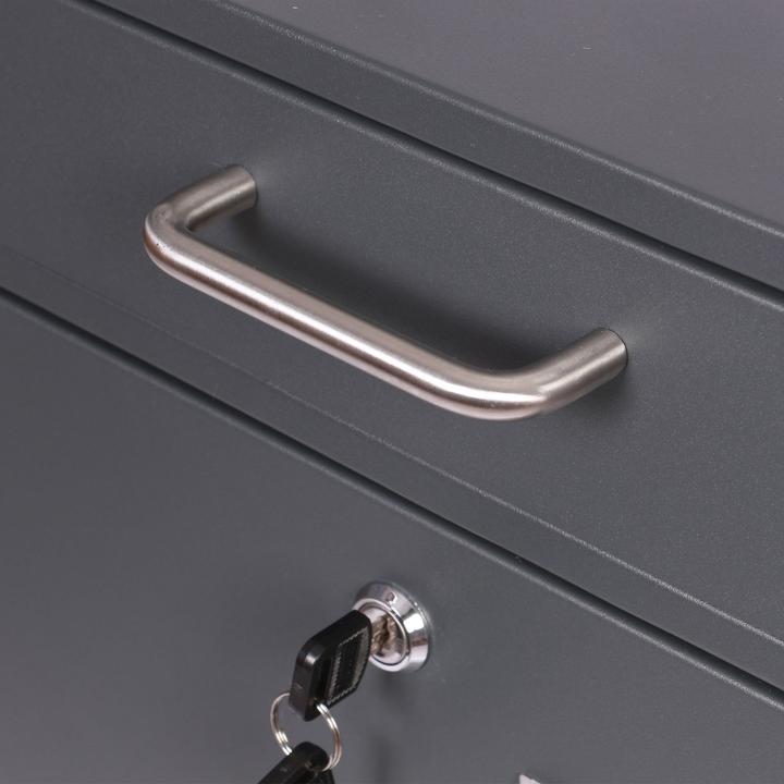 Produktbild Wiltec Briefkasten V53 Postkasten Namensschild Guckfenster 2 Schlüssel