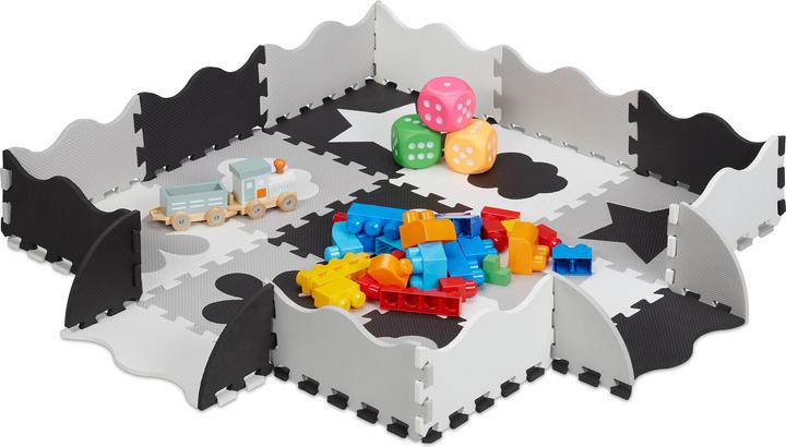 Image du produit Relaxdays Tapis puzzle (31,5 x 31,5 x 1 cm)